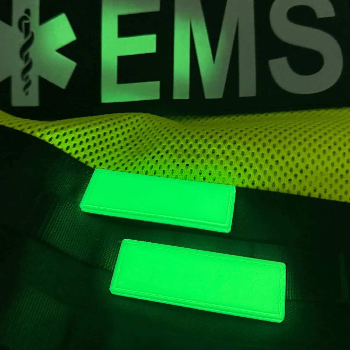 Countycomm - Find Me - 1x3" Glow Tag Patch ( Qty 2 )