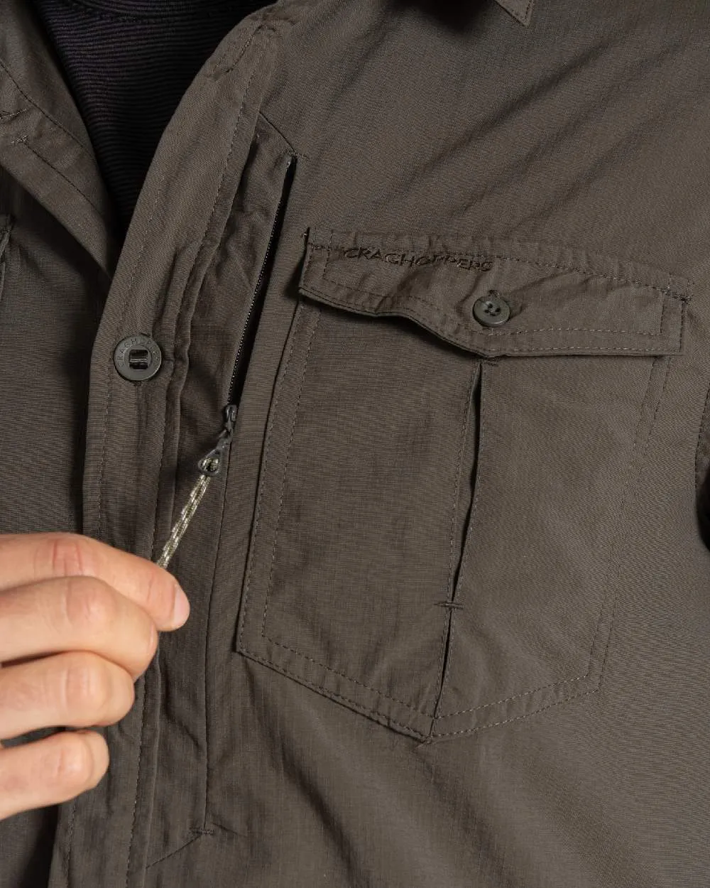 Craghoppers Mens NosiLife Adventure Long Sleeved Shirt III