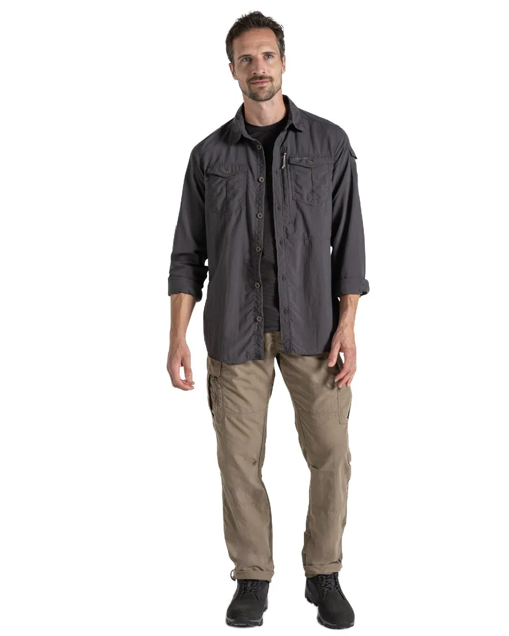 Craghoppers Mens NosiLife Adventure Long Sleeved Shirt III