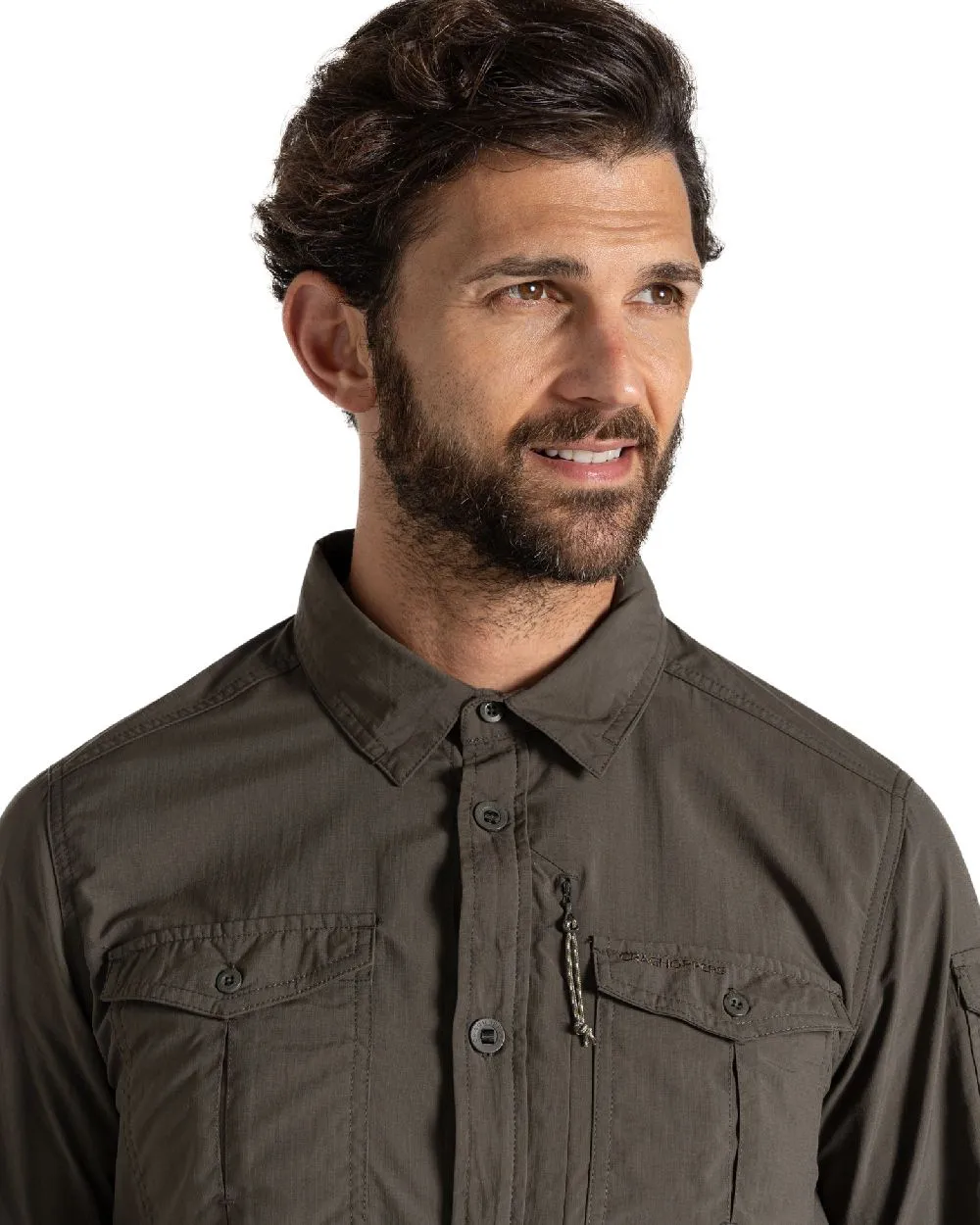Craghoppers Mens NosiLife Adventure Long Sleeved Shirt III