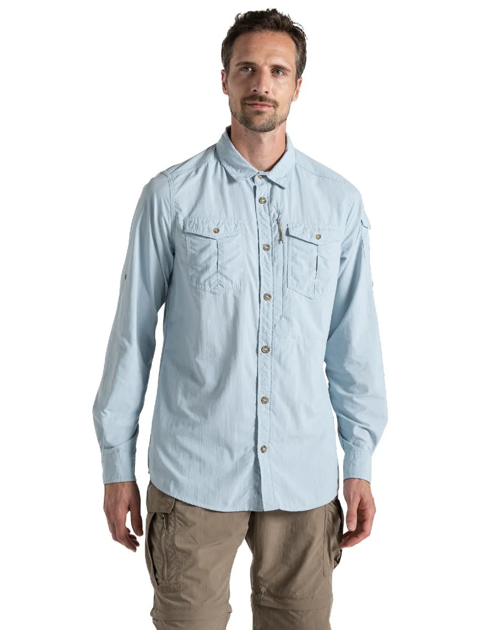 Craghoppers Mens NosiLife Adventure Long Sleeved Shirt III