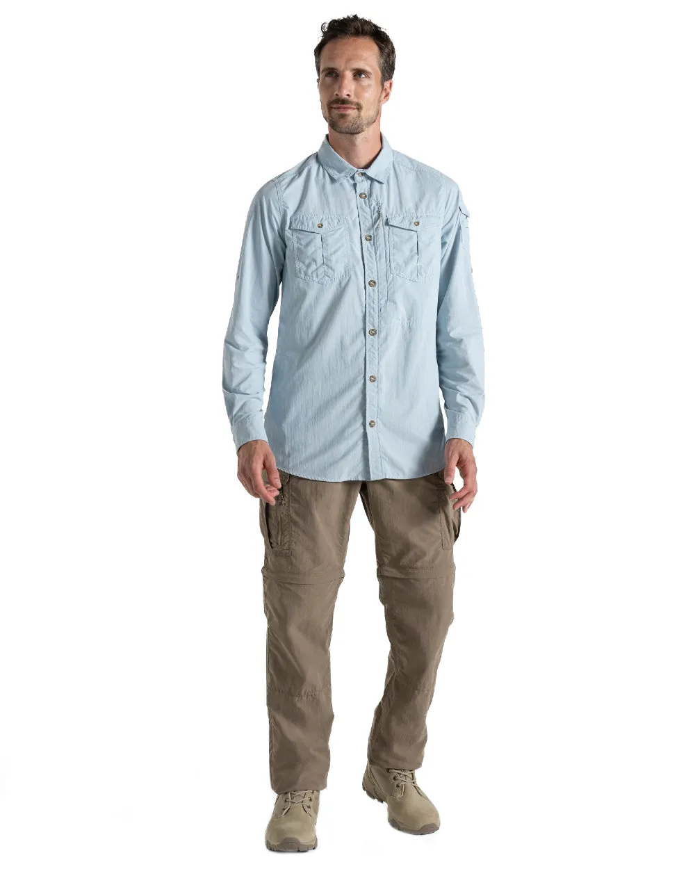 Craghoppers Mens NosiLife Adventure Long Sleeved Shirt III