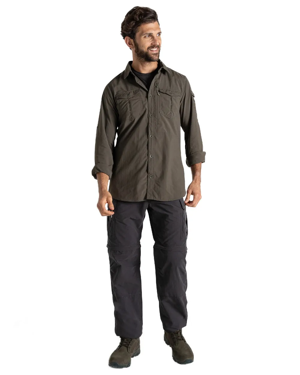 Craghoppers Mens NosiLife Adventure Long Sleeved Shirt III