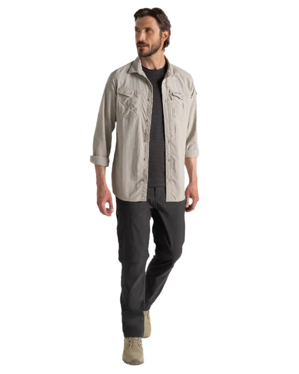 Craghoppers Mens NosiLife Adventure Long Sleeved Shirt III