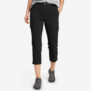 Eddie Bauer Women's ClimaTrail Cargo Crop Hiking Pants - Black Eddie Bauer