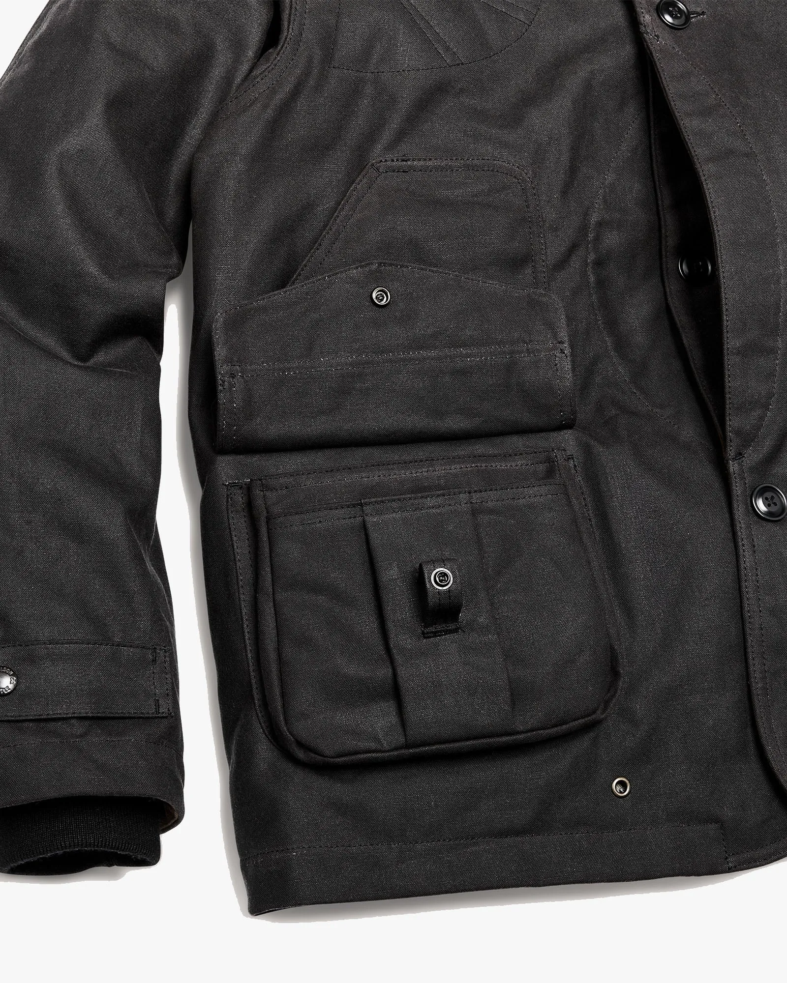 Filson Tin Cloth Hunting Jacket - Cinder