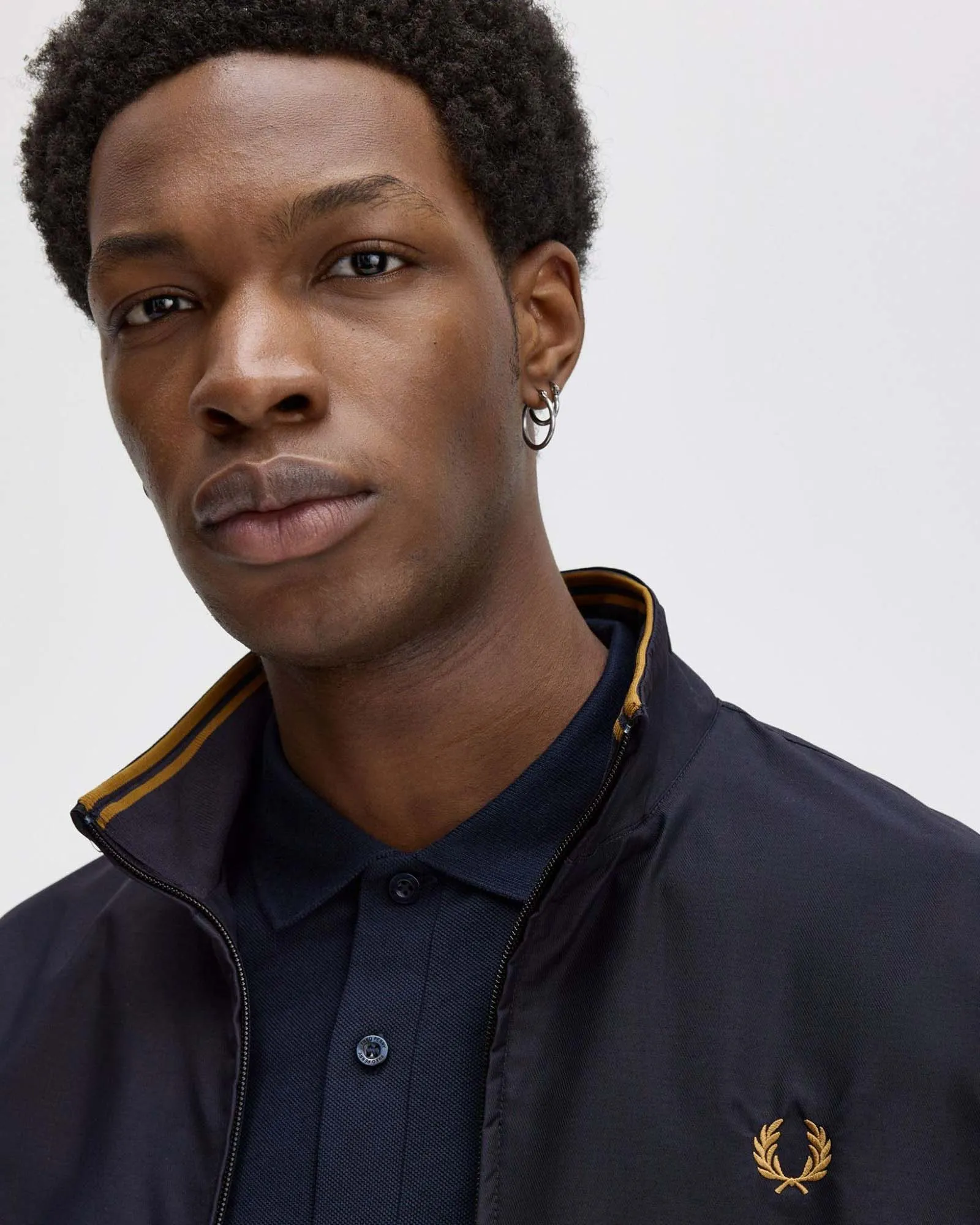 Fred Perry Brentham Jacket - Navy