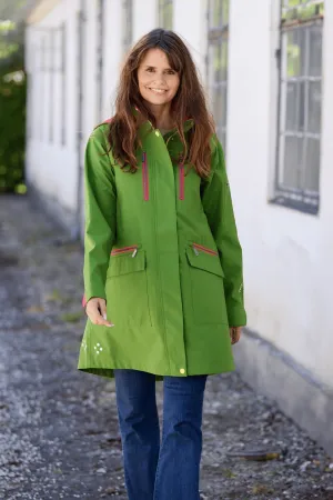 HALLIE Raincoat with Taped Seams, Detachable Hood & Zip Pockets
