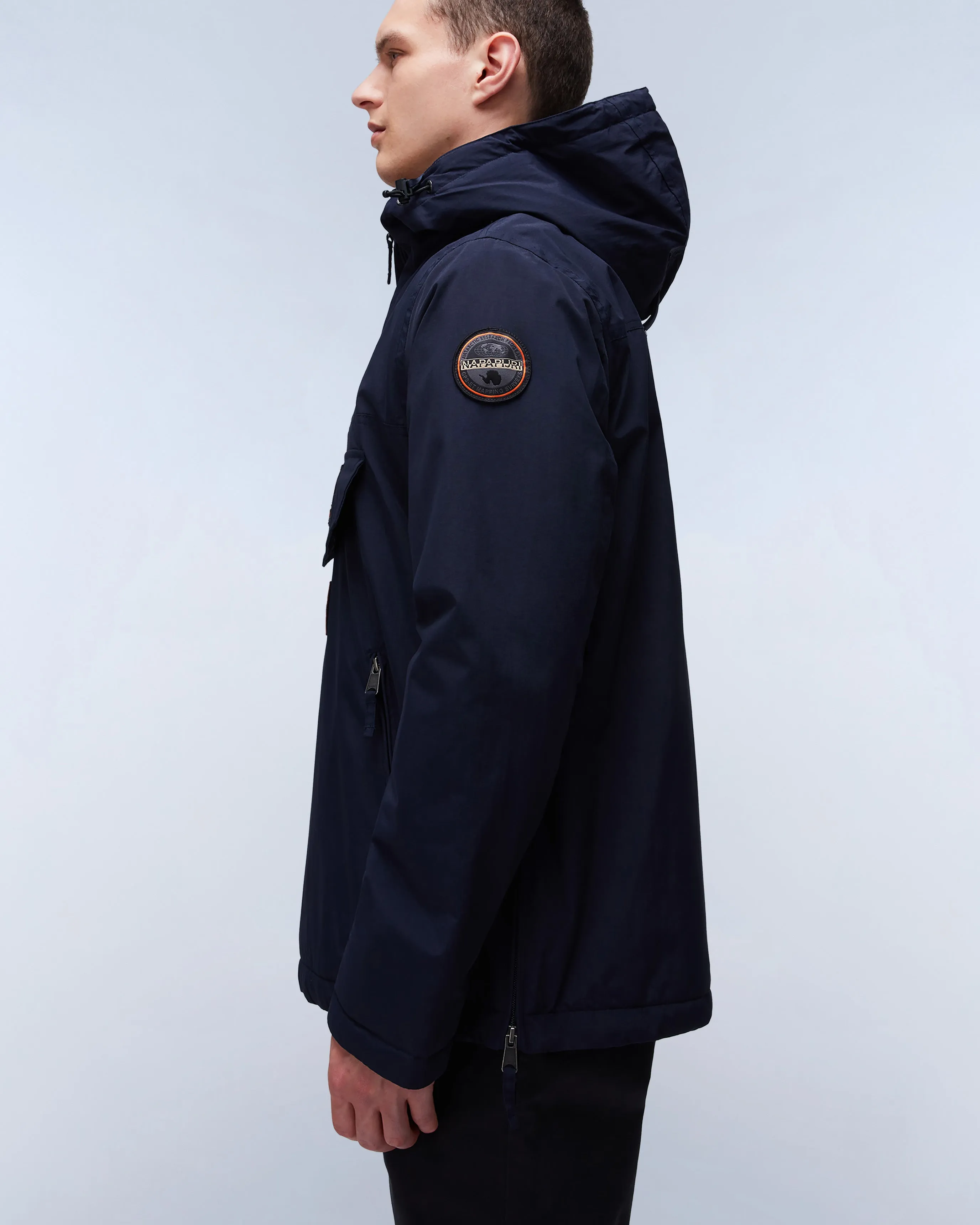 Napapijri Rainforest Pocket 2 Winter Anorak Jacket - Blue Marine