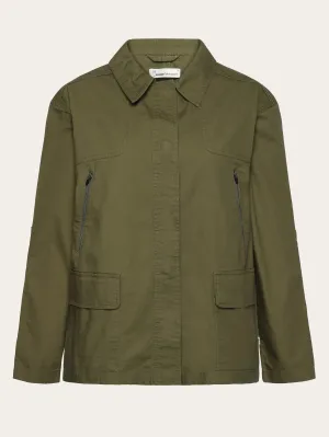 Ripstop overshirt - Burned Olive