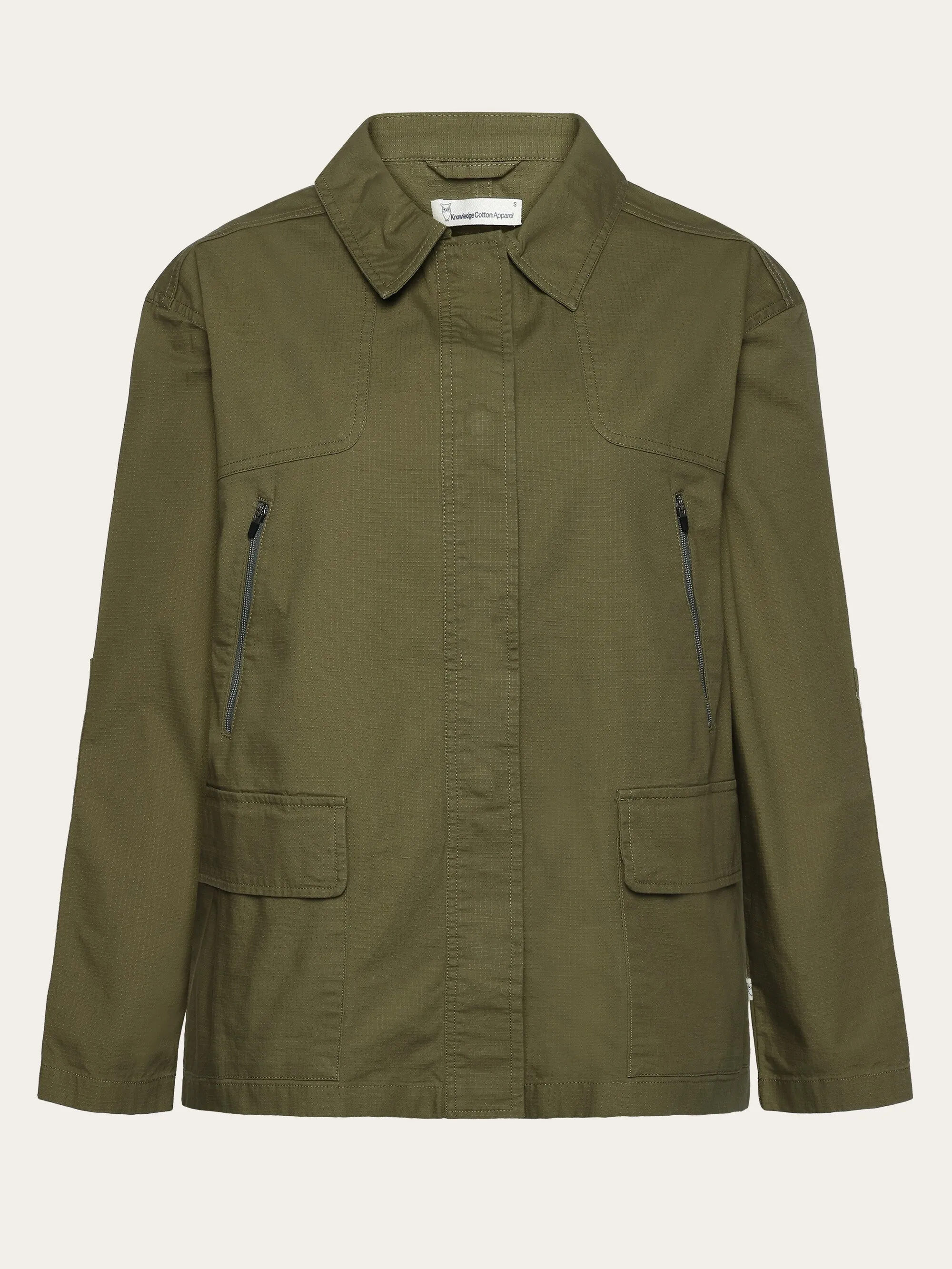 Ripstop overshirt - Burned Olive