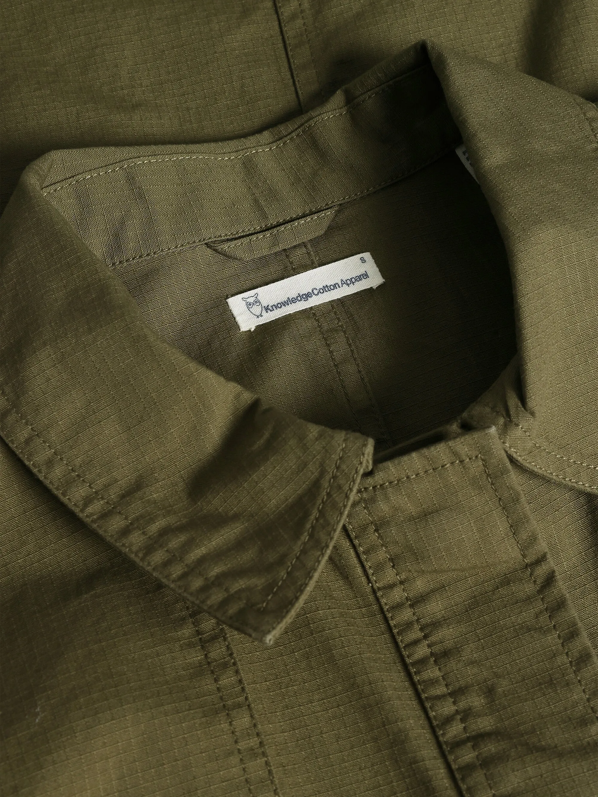 Ripstop overshirt - Burned Olive