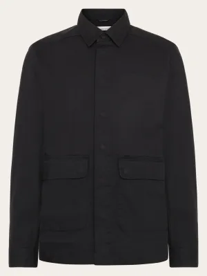 Ripstop overshirt - GOTS/Vegan - Black Jet