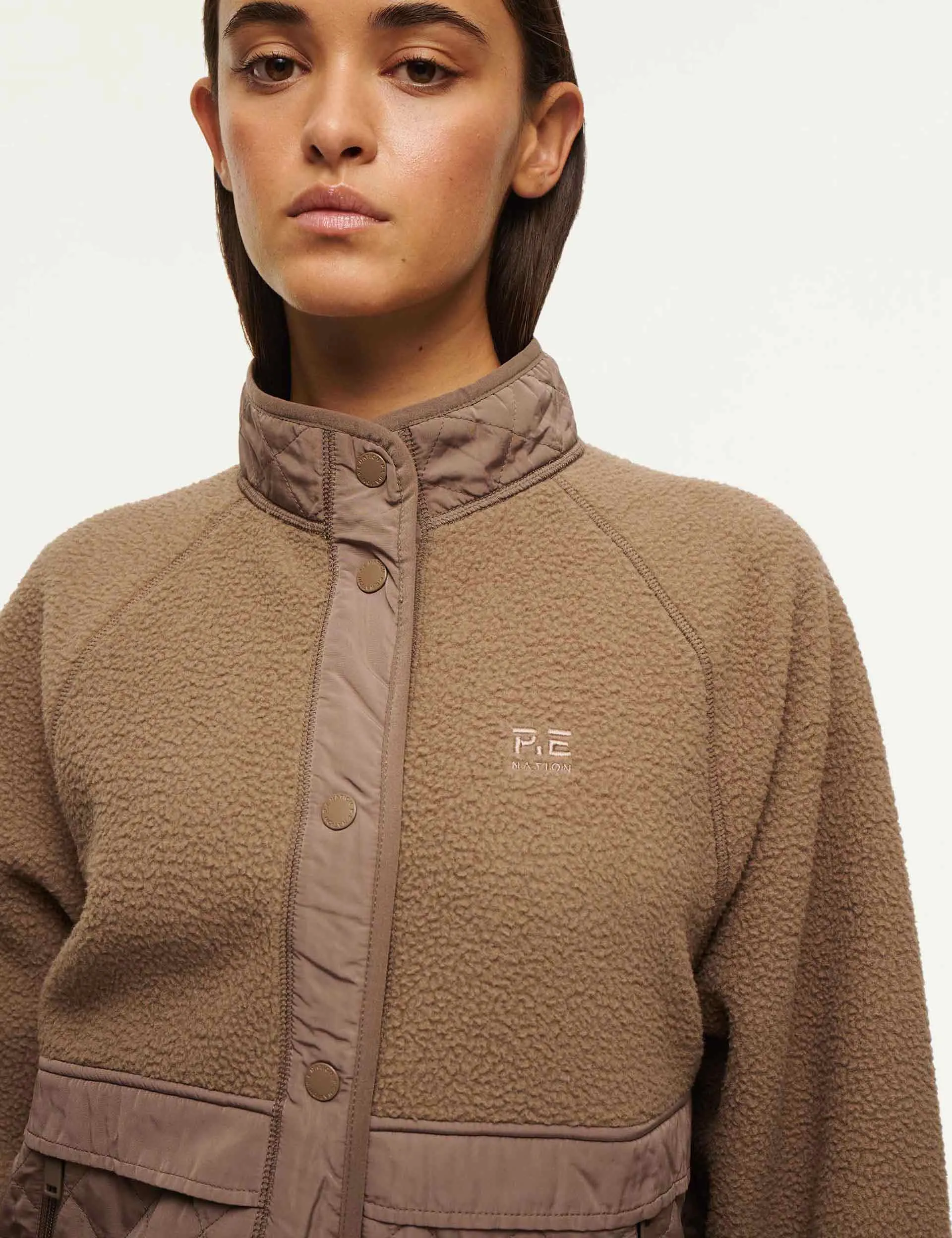Technique Quilt Jacket - Fossil