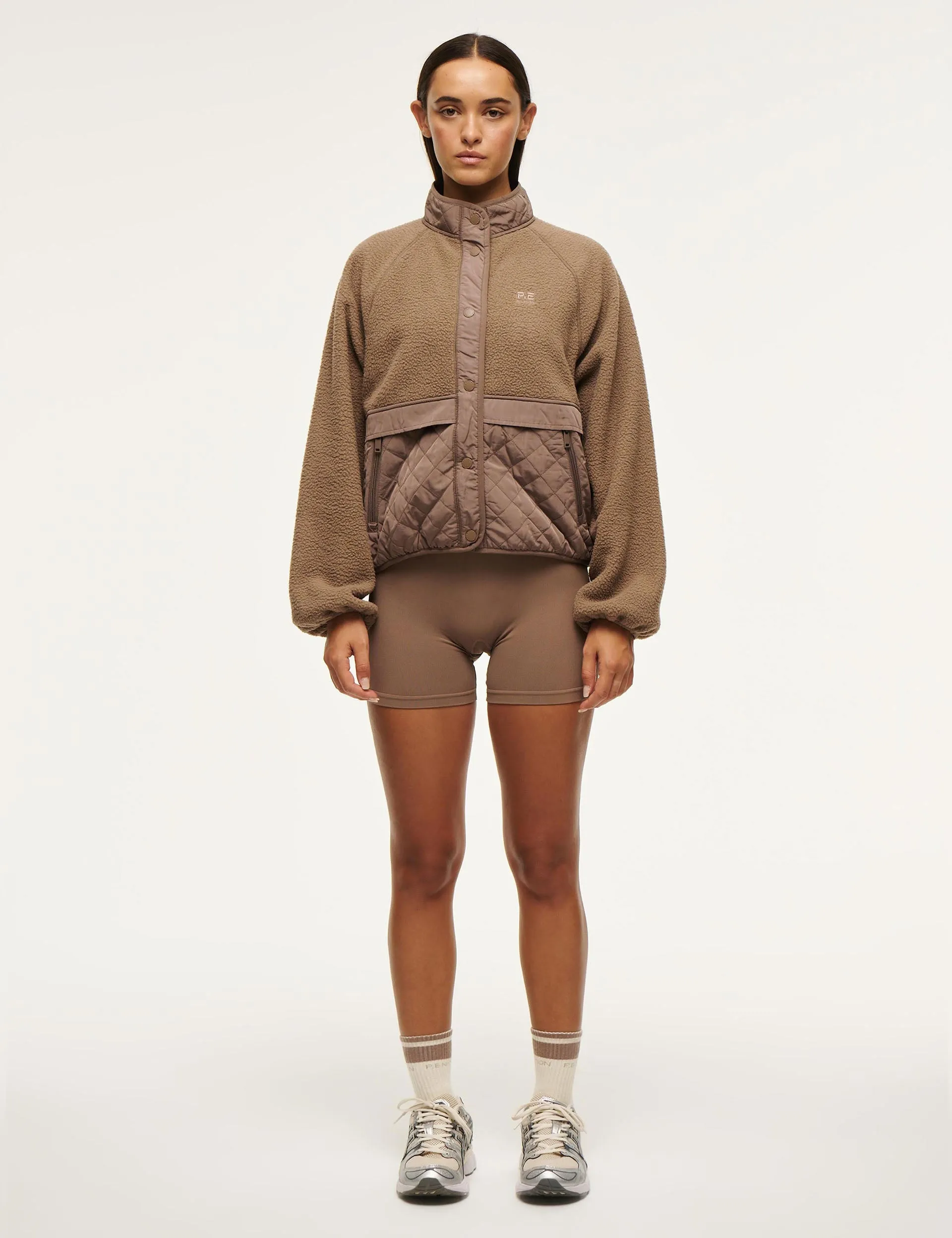 Technique Quilt Jacket - Fossil