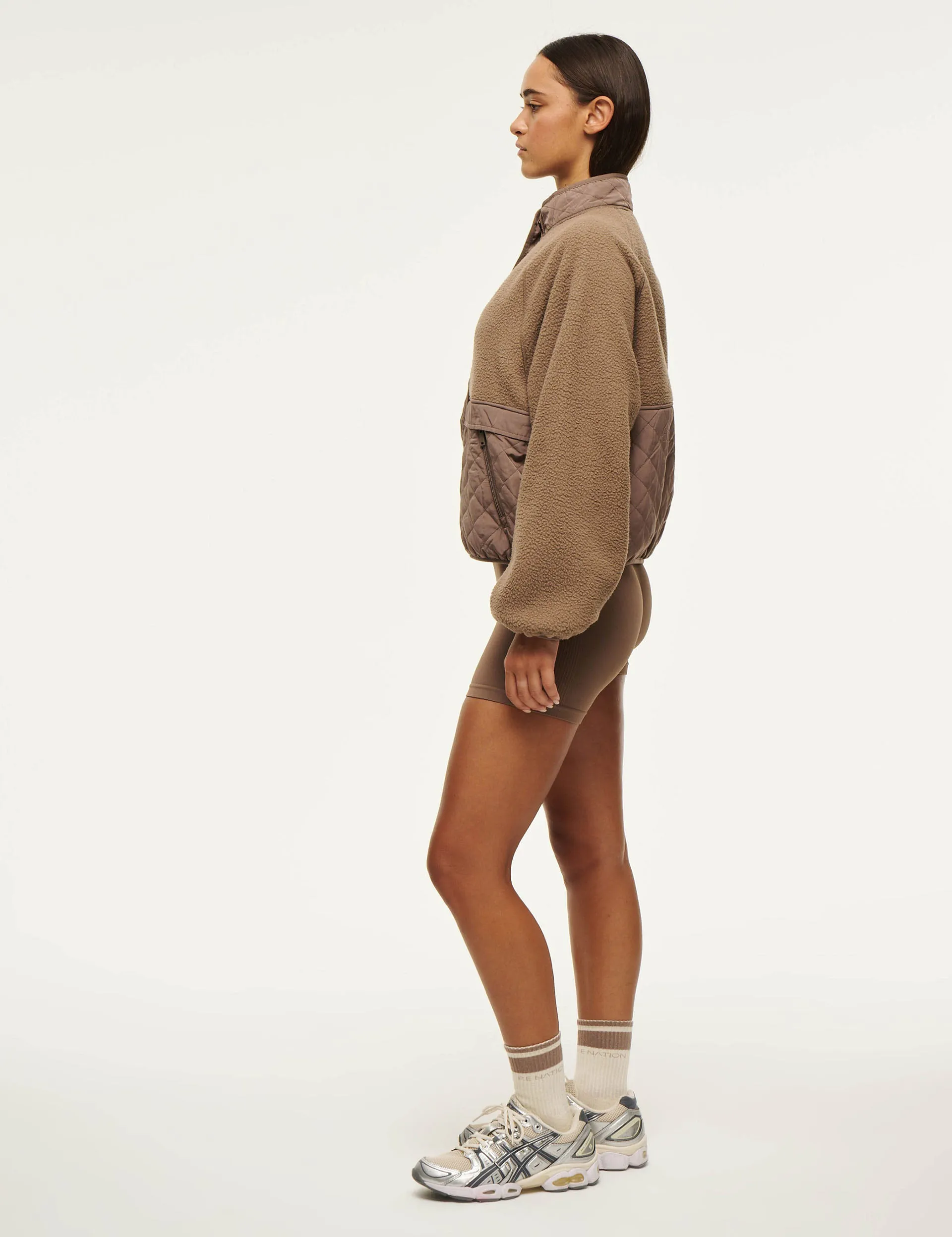 Technique Quilt Jacket - Fossil