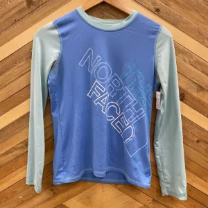 The North Face The North Face - Kids' Flashdry L/S Swim Shirt - MSRP $60: Blue / Light Blue-children-MD