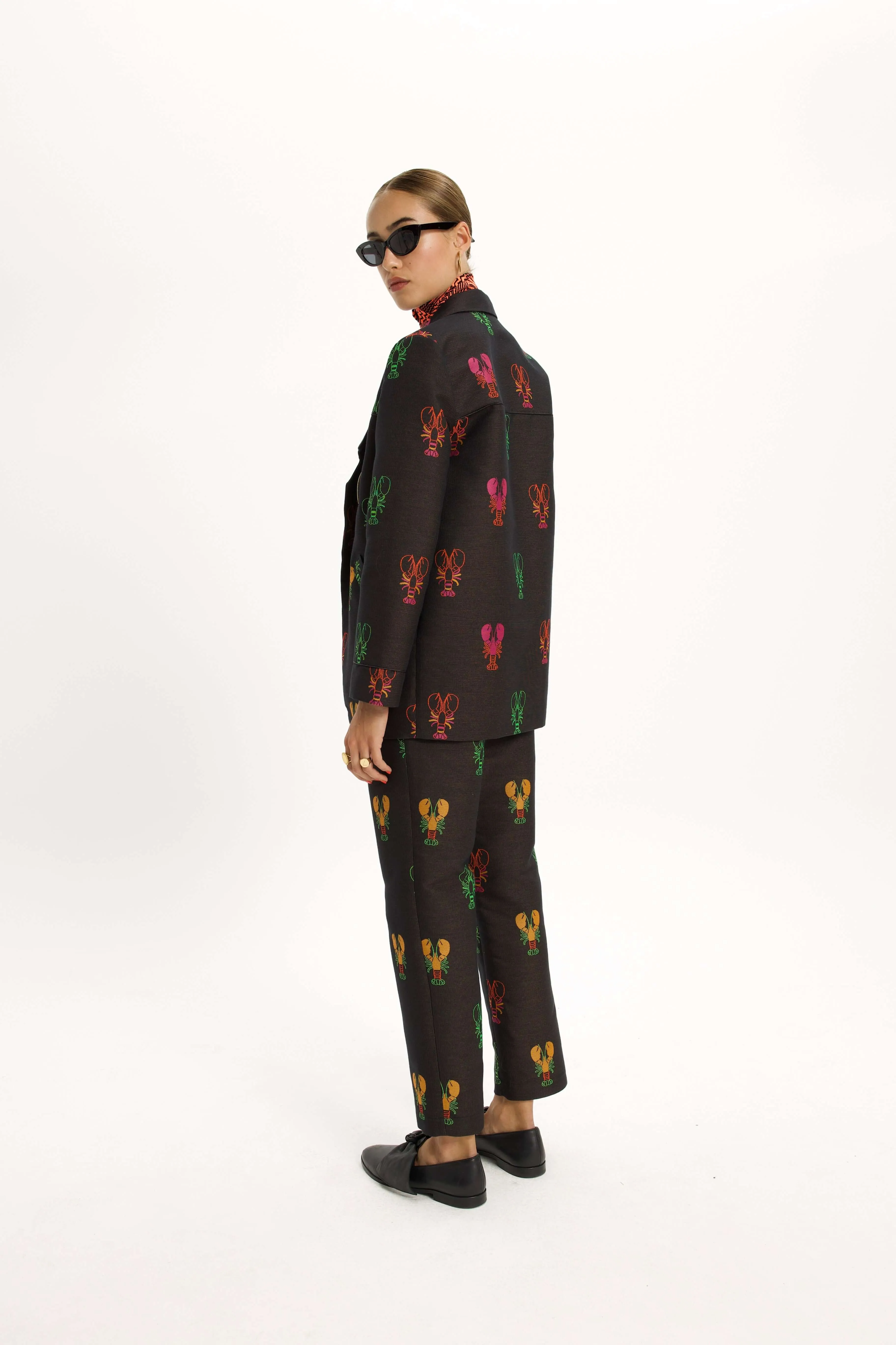 Tichy Jacket in Round Woven Lobsters Jacquard