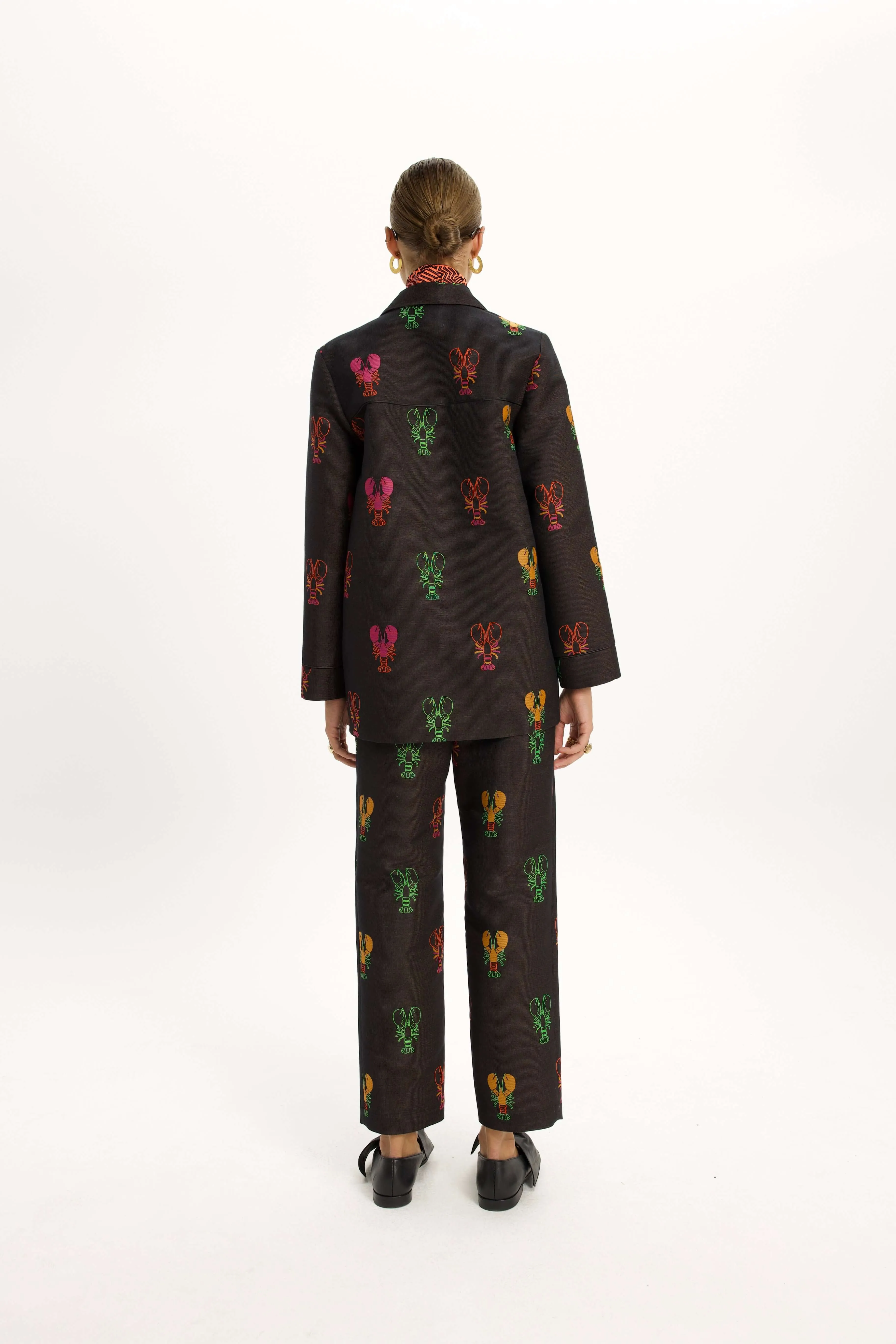Tichy Jacket in Round Woven Lobsters Jacquard