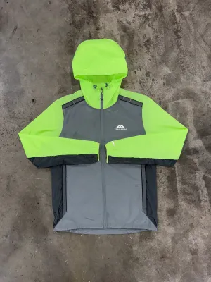 Trailberg Triathlon Windbreaker - Monument / Neon Lime