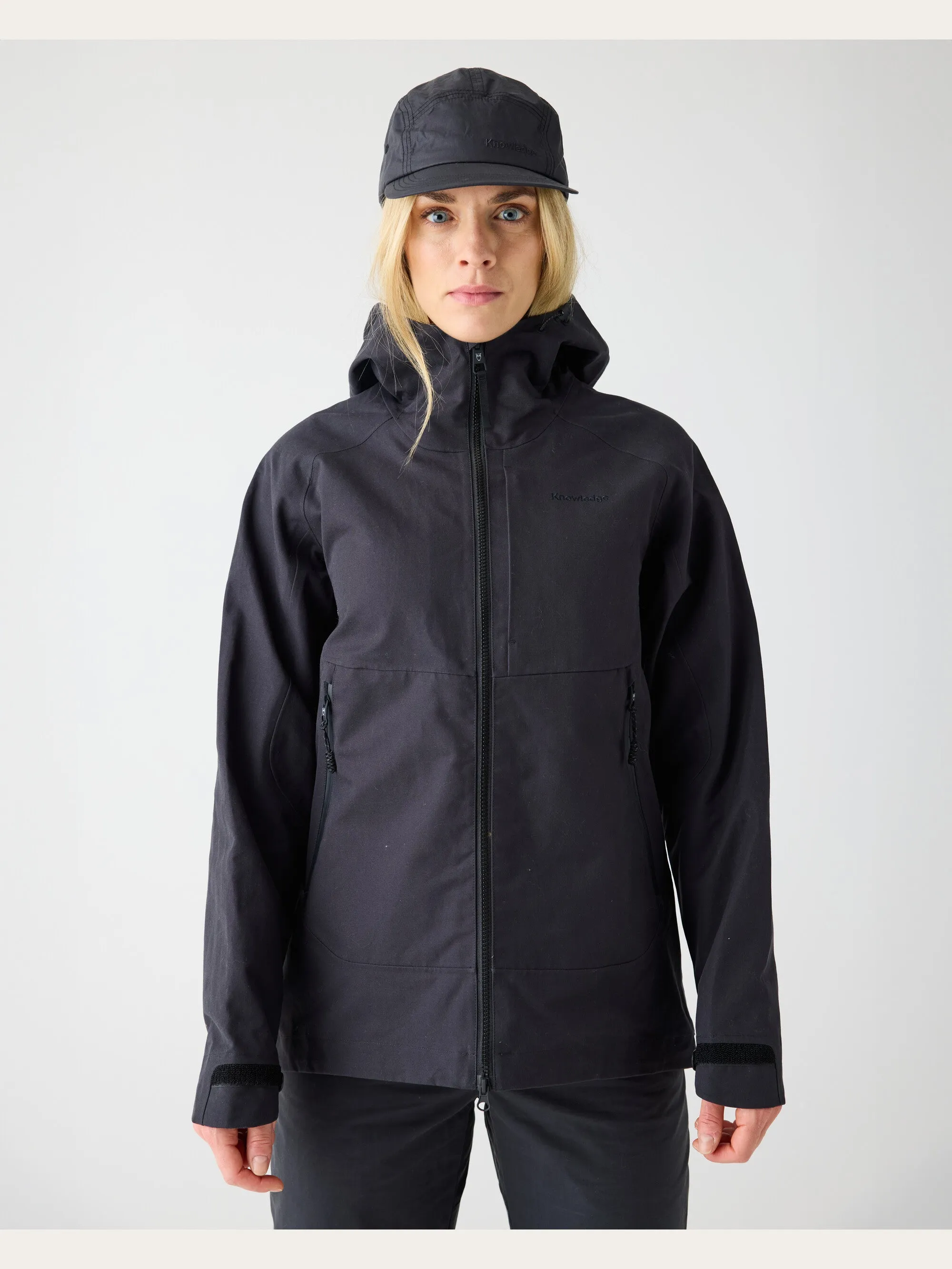 Vent Canvas 270 shell jacket - GOTS/Vegan - Black Jet