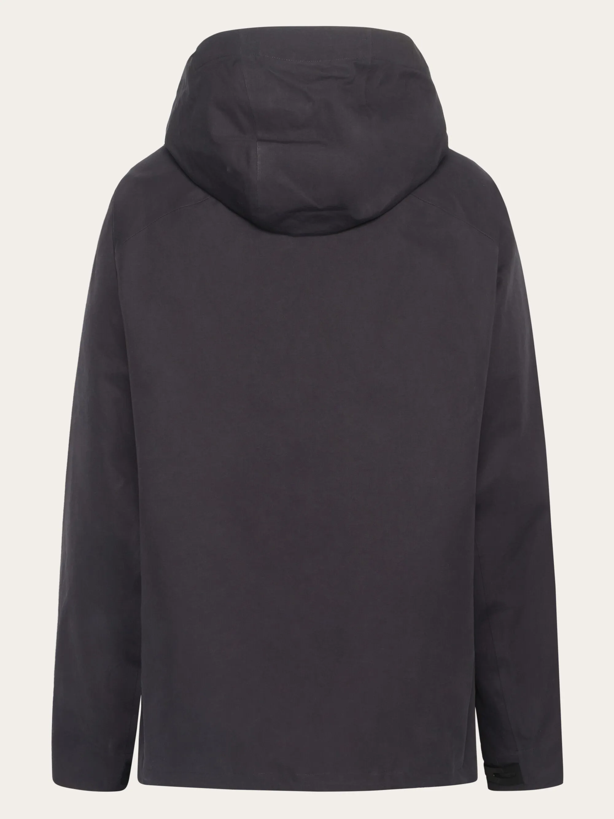 Vent Canvas 270 shell jacket - GOTS/Vegan - Black Jet