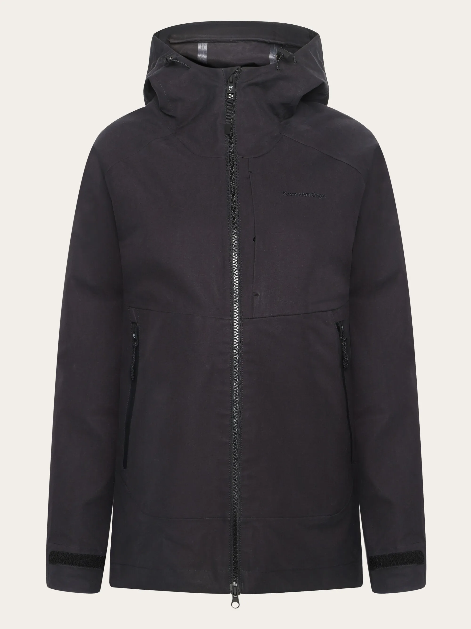 Vent Canvas 270 shell jacket - GOTS/Vegan - Black Jet