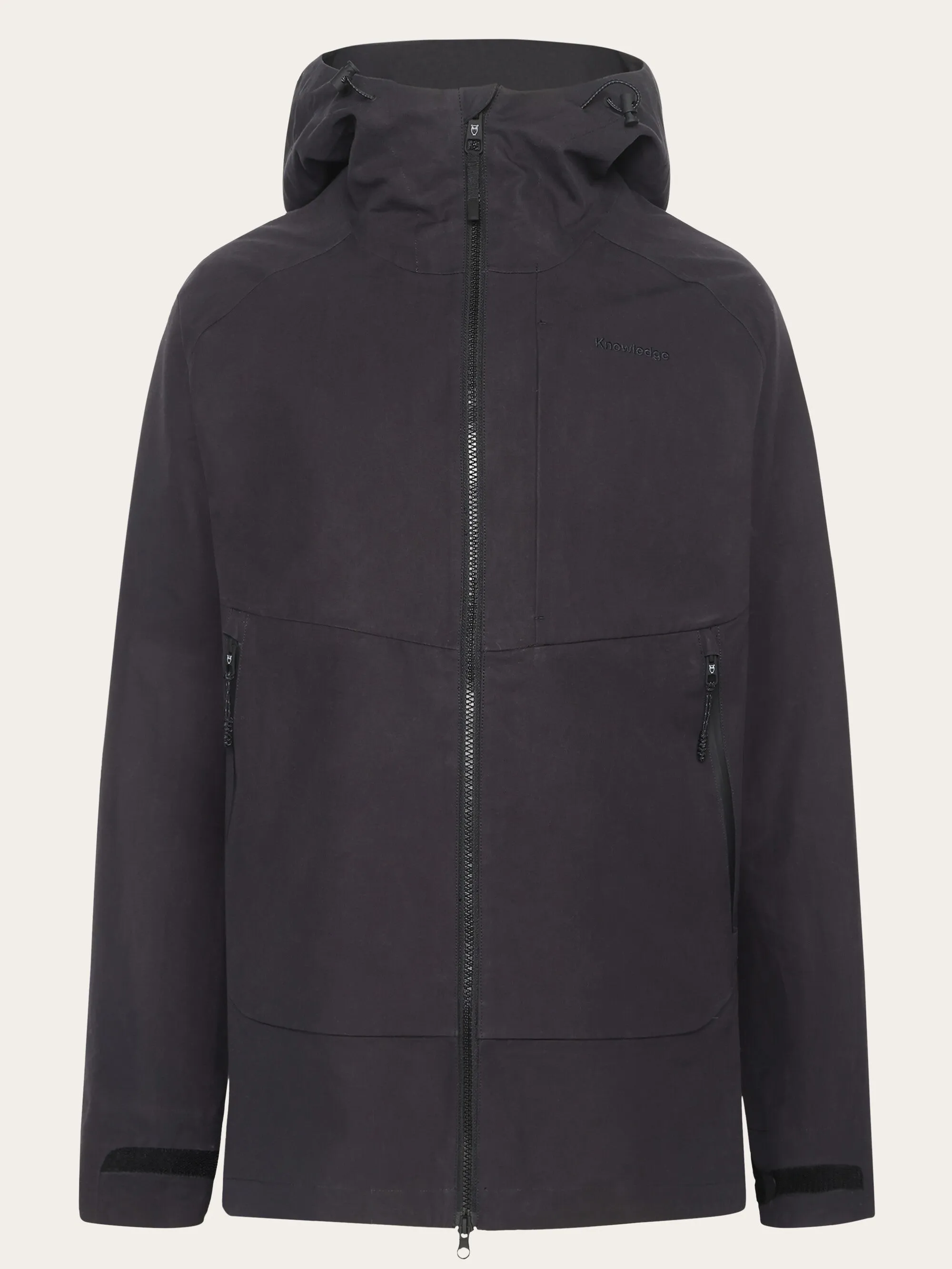 Vent Canvas 270 shell jacket - GOTS/Vegan - Black Jet