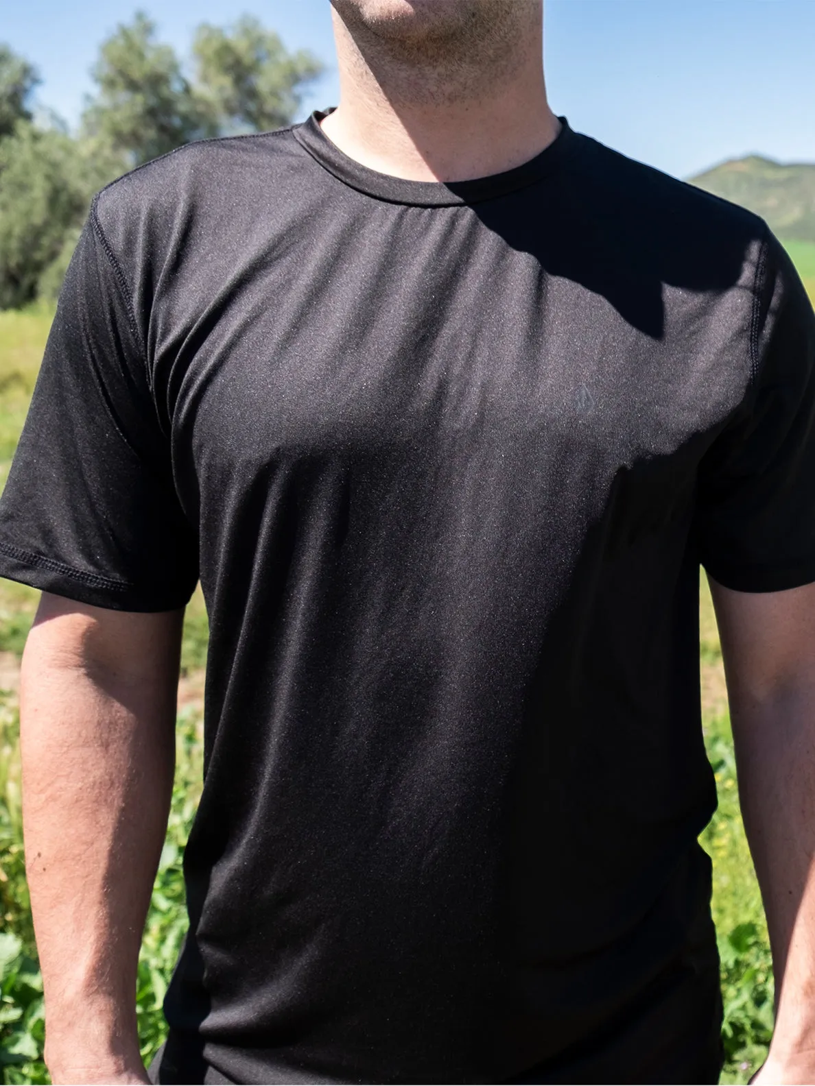 Volcom Stoneverse Crew Men's Short Sleeve Shirt Black Volcom