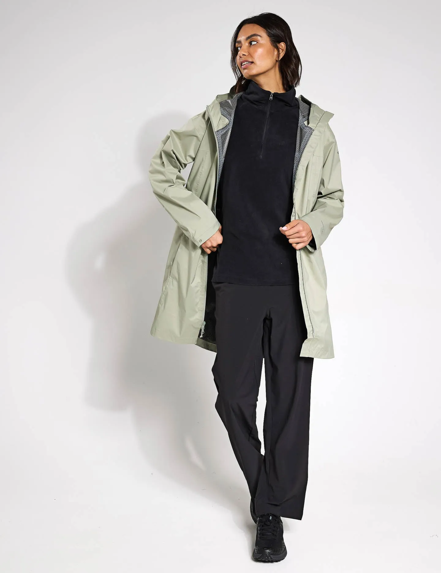 Weekend Adventure II Long Waterproof Jacket - Safari