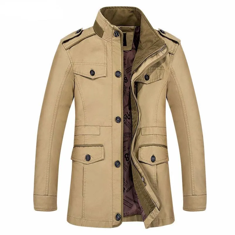 West Louis™ Men Jaqueta Coat Fashion