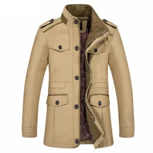 West Louis™ Men Jaqueta Coat Fashion