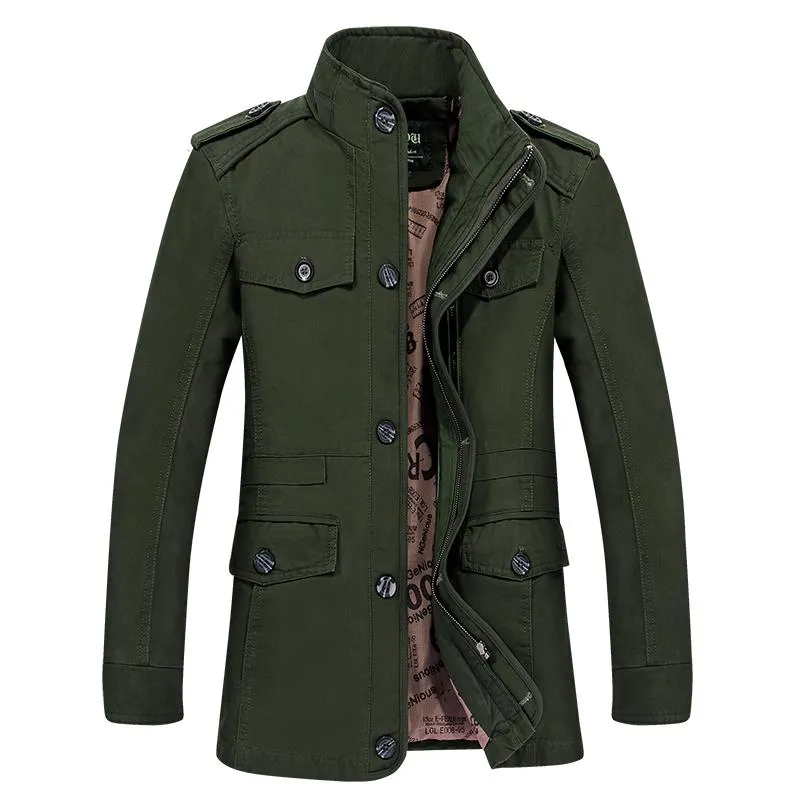 West Louis™ Men Jaqueta Coat Fashion